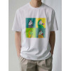 Tricou din bumbac colaj Crazy Horse